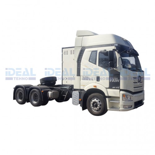 Седельный тягач FAW J6P-470 6x4 CNG (рессорный) 