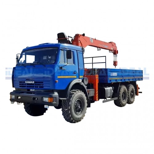 Бортовой автомобиль с кран-манипулятором КамАЗ 43118-1098-10 6x6 - XCMG 6,3 т