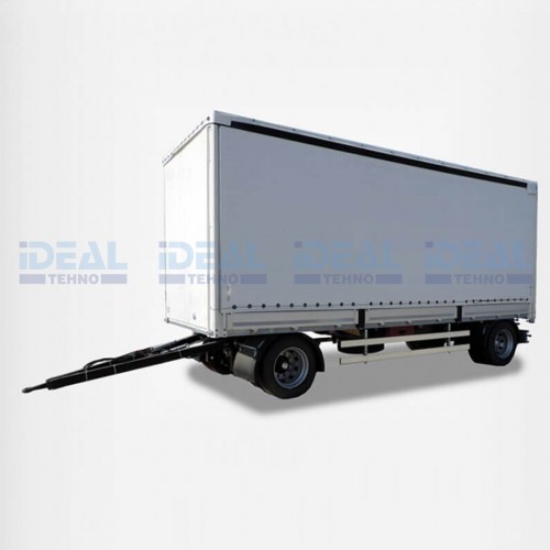 Прицеп шторно-тентовый UzAutoTrailer 48 куб.м