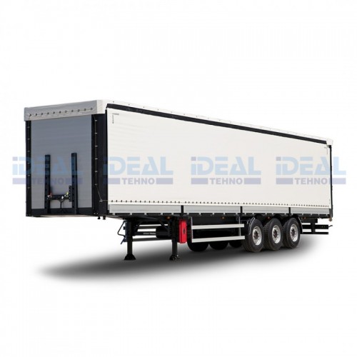 Полуприцеп шторно-тентовый бортовой UzAutoTrailer 92 куб.м